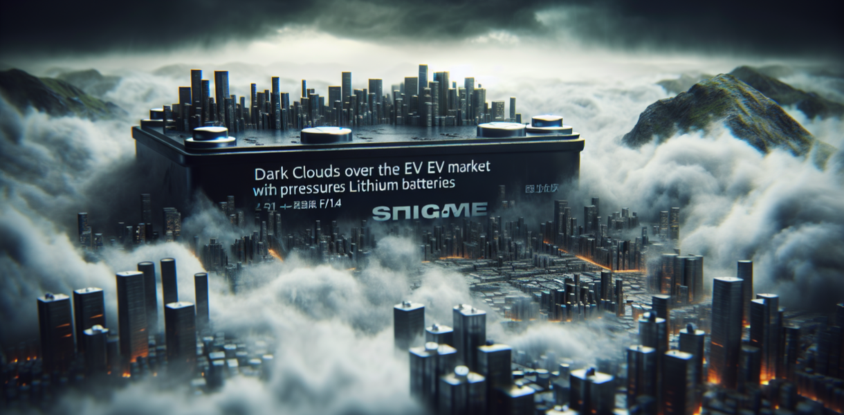 alt_text: Awan gelap di pasar EV, tekanan pada baterai lithium dari China.