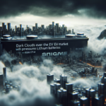 alt_text: Awan gelap di pasar EV, tekanan pada baterai lithium dari China.