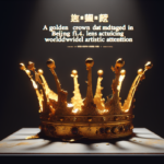 alt_text: Mahkota emas rusak di Beijing memicu perhatian dunia seni.