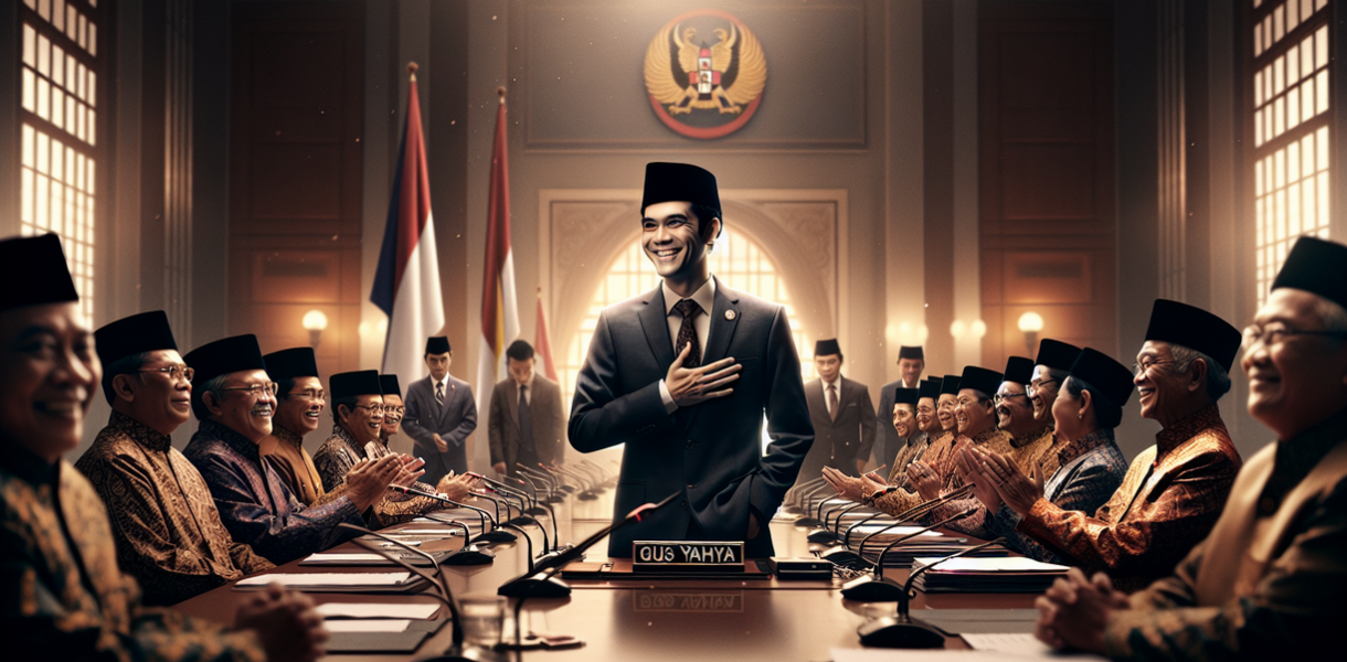 alt_text: Gus Yahya resmi kembali ke PBNU, menyudahi polemik internal organisasi.