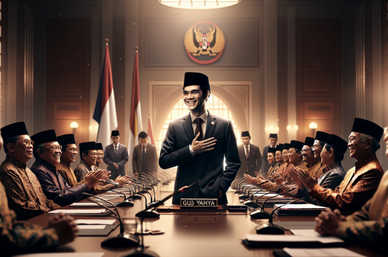 alt_text: Gus Yahya resmi kembali ke PBNU, menyudahi polemik internal organisasi.