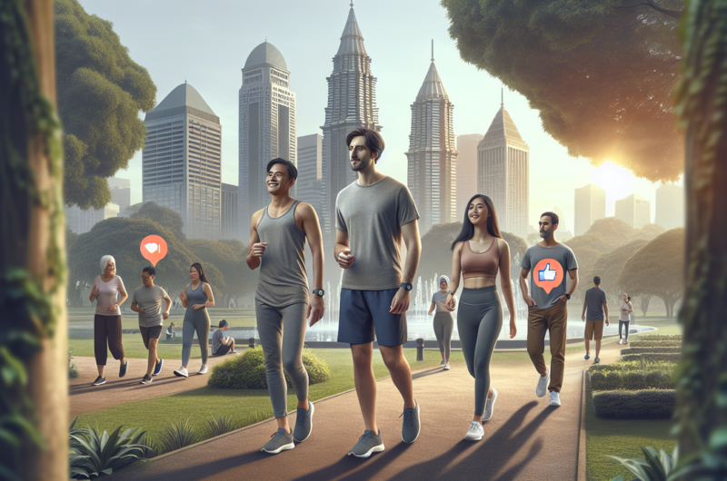 alt_text: Infografis langkah harian ideal untuk penurunan berat badan dan kesehatan optimal.