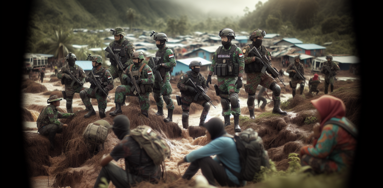 alt_text: Pangdam I/BB bersama alat berat dalam misi penyelamatan untuk gereja GKPI.