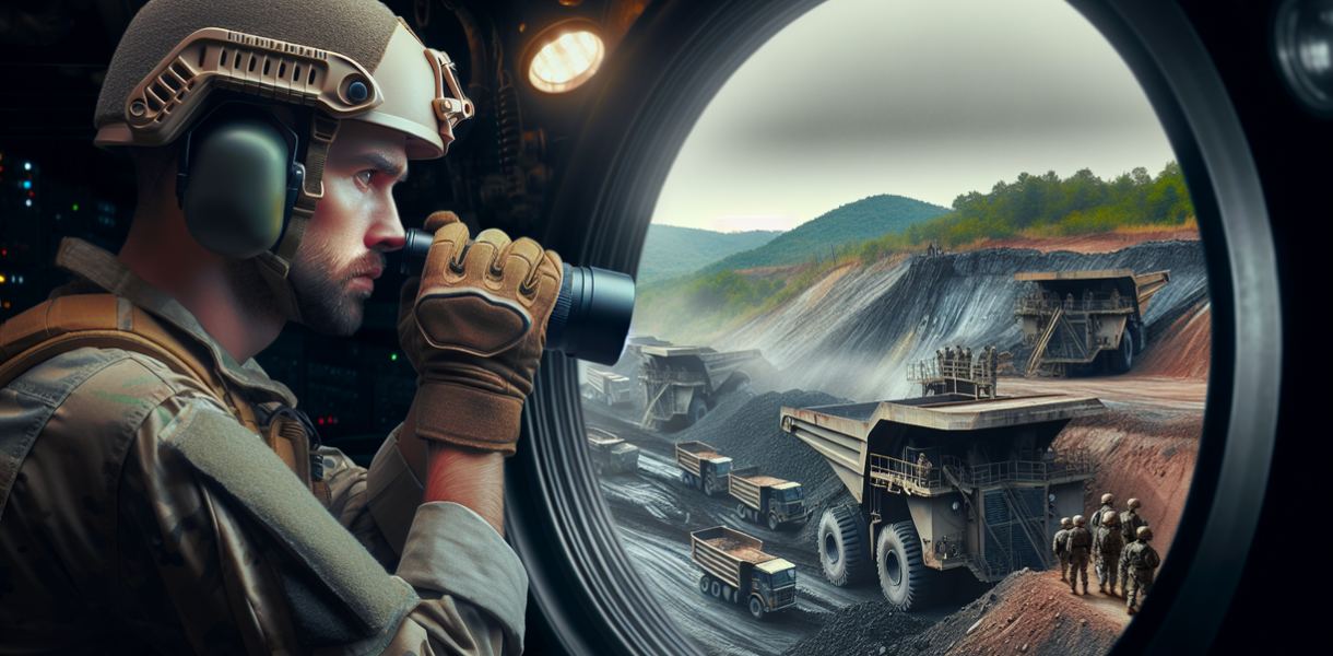 alt_text: TNI mengawal penggeledahan tambang nikel, menandai babak baru dalam berita nasional.