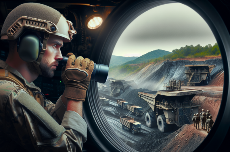 alt_text: TNI mengawal penggeledahan tambang nikel, menandai babak baru dalam berita nasional.