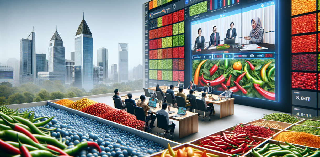 alt_text: Grafis harga cabai naik drastis, menyoroti keprihatinan di sektor pertanian nasional.