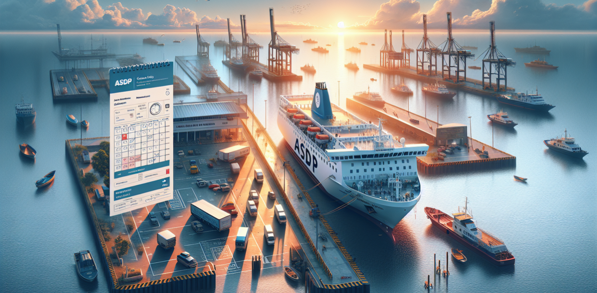 alt_text: Jadwal kapal ASDP hari ini untuk rute Kupang-Lewoleba.