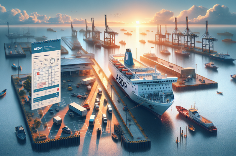 alt_text: Jadwal kapal ASDP hari ini untuk rute Kupang-Lewoleba.