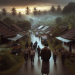 alt_text: Penangkapan kriminal di Sungai Buaya, Sergai, melibatkan polisi dan barang bukti.