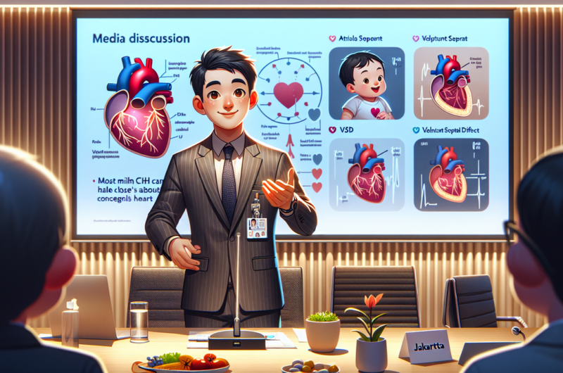 alt_text: Ilustrasi anak sehat dengan grafik pertumbuhan jantung yang optimal melalui gizi cerdas.