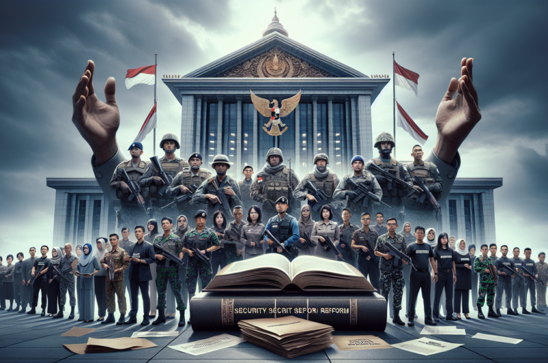 alt_text: Seminar tentang urgensi reformasi peradilan militer dengan pembicara ahli.