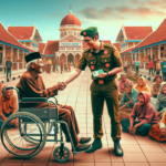 alt_text: Kursi roda dan jaminan kesehatan di Sidoarjo menjunjung martabat warganya.