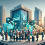 alt_text: Logo "Gerakan Generasi Syariah: Revolusi Keuangan Anak Muda" dengan desain dinamis.