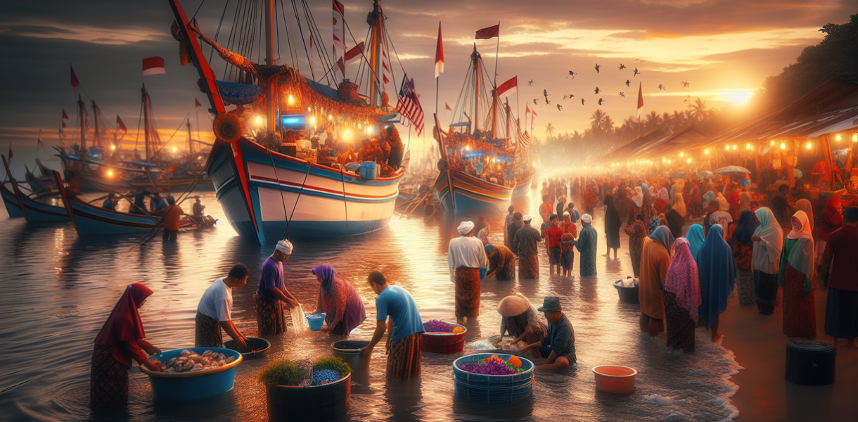 alt_text: Tradisi Lebaran Topat di Lombok: Kemeriahan wisata dan pengamanan ketat perayaan.