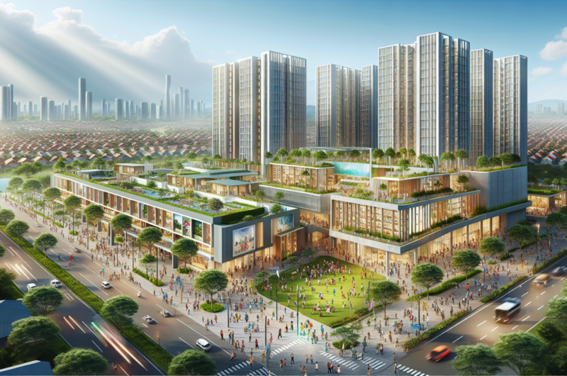 alt_text: Gedung rumah susun untuk MBR di Bekasi sebagai terobosan hunian terjangkau.