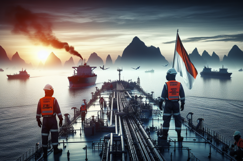 alt_text: Diskusi politik mempengaruhi keselamatan pekerja di sektor energi.