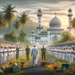 alt_text: Warga binaan Lapas Aceh melaksanakan Shalat Idulfitri, menunjukkan iman di balik jeruji.