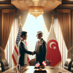 "alt_text": "Megawati berbincang dengan Duta Besar Arab Saudi dalam pertemuan diplomatik."