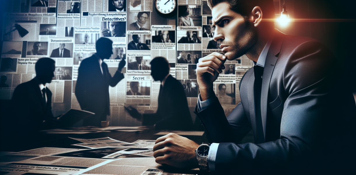 alt_text: Ilustrasi skandal manipulasi saham di Hybe, menyoroti intrik dan pengaruh kekuasaan tersembunyi.