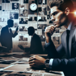 alt_text: Ilustrasi skandal manipulasi saham di Hybe, menyoroti intrik dan pengaruh kekuasaan tersembunyi.