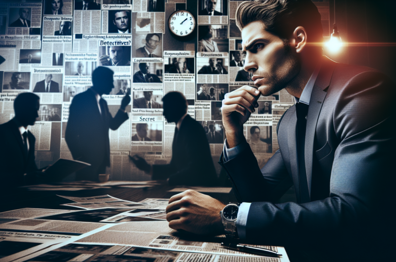 alt_text: Ilustrasi skandal manipulasi saham di Hybe, menyoroti intrik dan pengaruh kekuasaan tersembunyi.