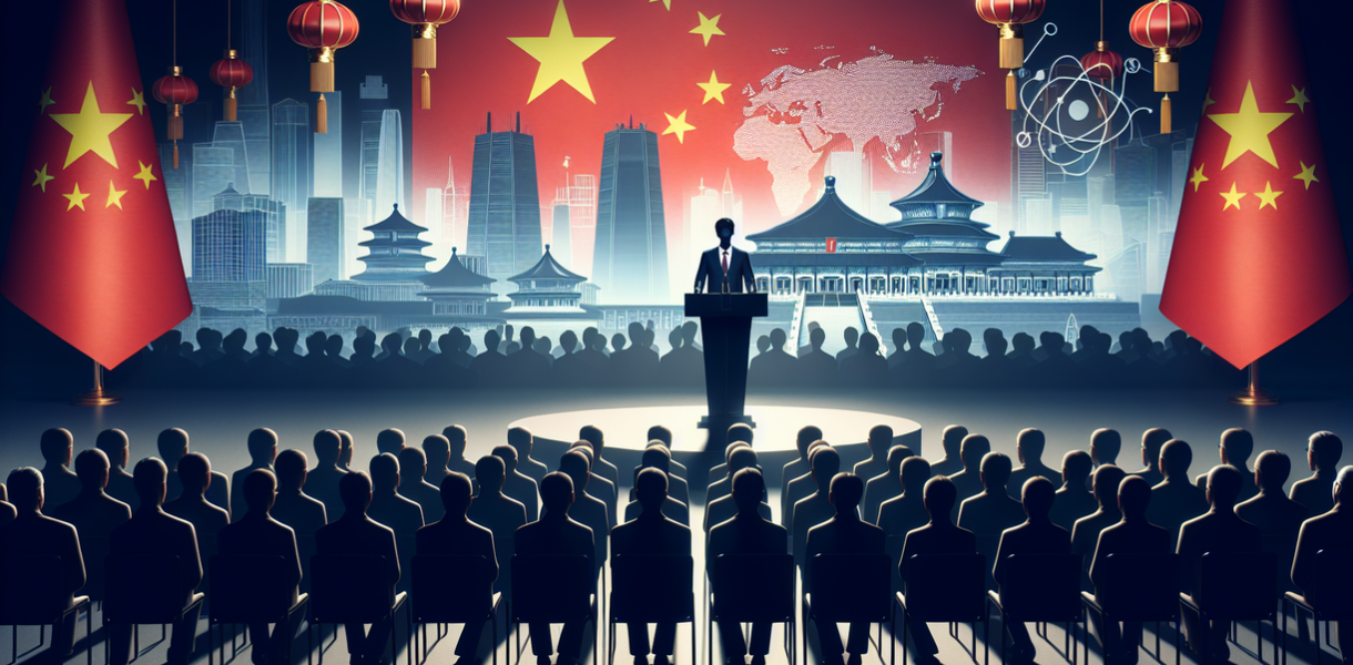 alt_text: Xi Jinping membahas inisiatif damai baru untuk Timur Tengah dengan empat poin utama.