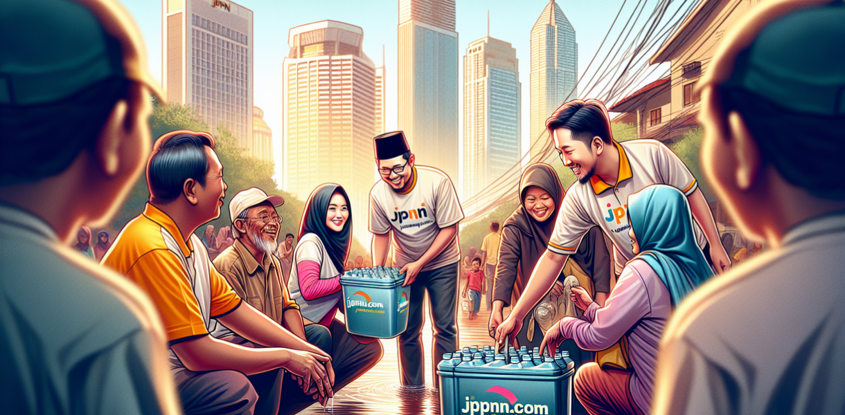 alt_text: Poster PAM JAYA menyoroti peran wanita dalam menyediakan air bersih di Jakarta Timur.