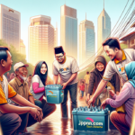 alt_text: Poster PAM JAYA menyoroti peran wanita dalam menyediakan air bersih di Jakarta Timur.