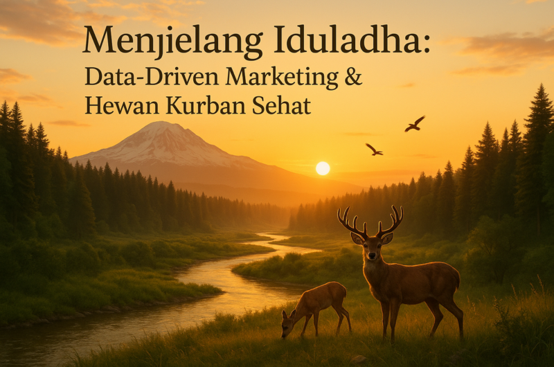 alt_text: "Promosi Iduladha: Strategi pemasaran berbasis data & pentingnya memilih hewan kurban sehat."