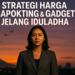 Certainly! Here's your alt text: "Strategi harga jelang Iduladha: Bapokting hemat, gadget diskon."