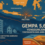 alt_text: Peta gempa Pacitan M 5,6, peringatan untuk Yogyakarta dengan latar suasana tenang.