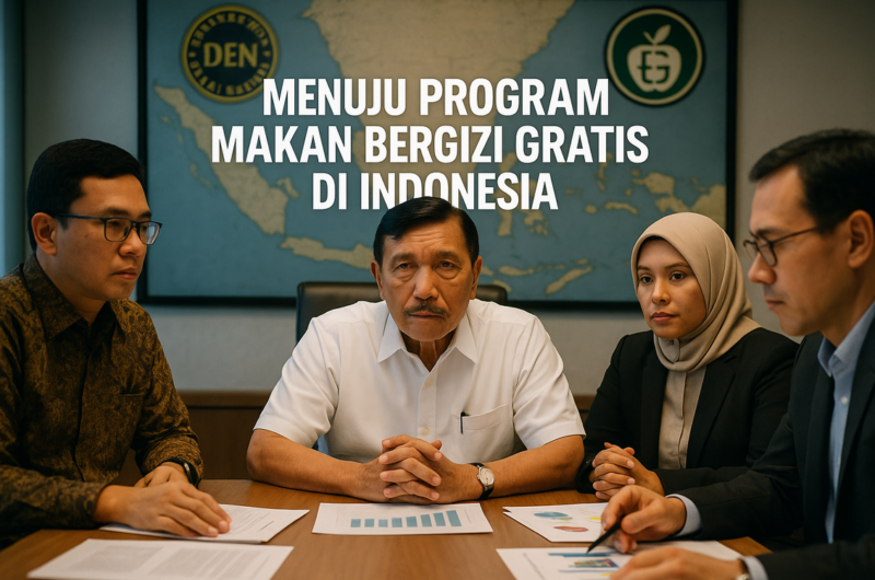 alt_text: "Poster program makan bergizi, menjanjikan banyak namun persiapannya tampak kurang matang."