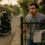 alt_text: Seorang penumpang mencuri motor tukang ojek saat sang ojek lengah.