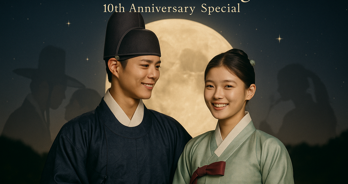 Nostalgia romantis satu dekade, cinta bersemi di bawah sinar rembulan.