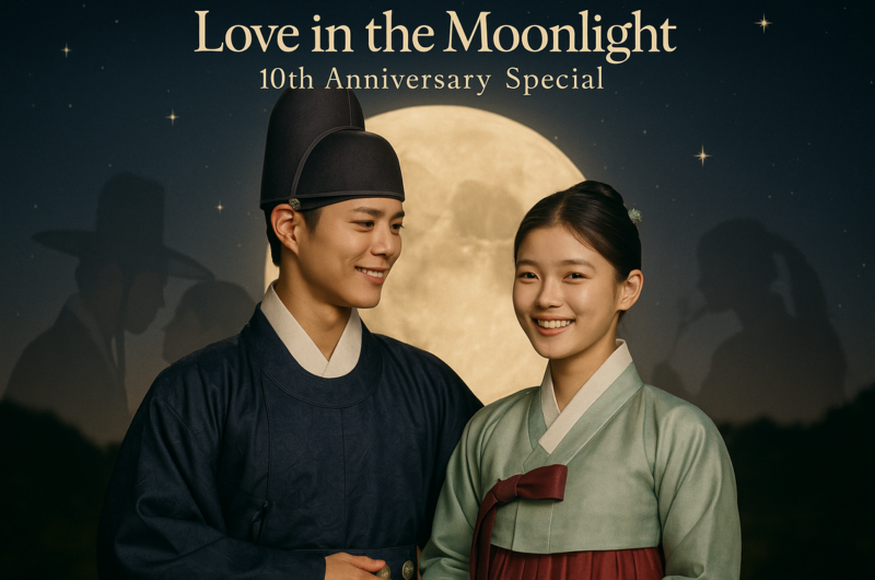 Nostalgia romantis satu dekade, cinta bersemi di bawah sinar rembulan.