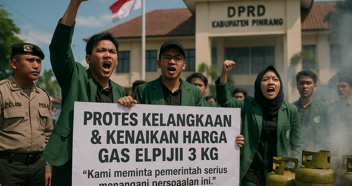 Mahasiswa demo krisis tabung gas 3 kg, dorong solusi cepat untuk masyarakat.