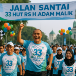 "HUT RS Adam Malik: Ajak Warga Terapkan Hidup Sehat & Aktif di Medan."