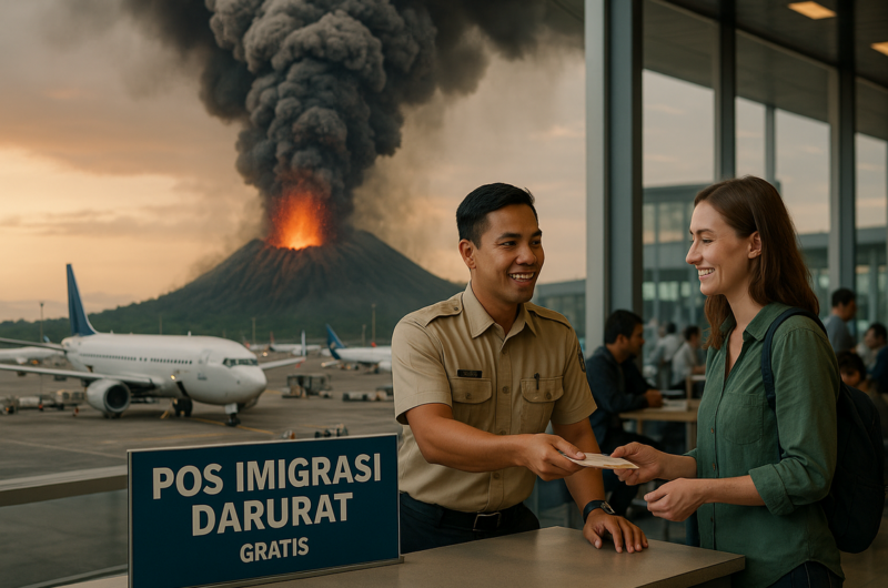 Erupsi Gunung Anak Krakatau, penduduk dapat Izin Tinggal Darurat untuk pengungsian cepat.
